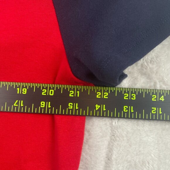 Tommy Hilfiger Women's T-Shirt Size XXL Colorblock Crewneck Cotton Short Sleeve - Picture 4 of 6